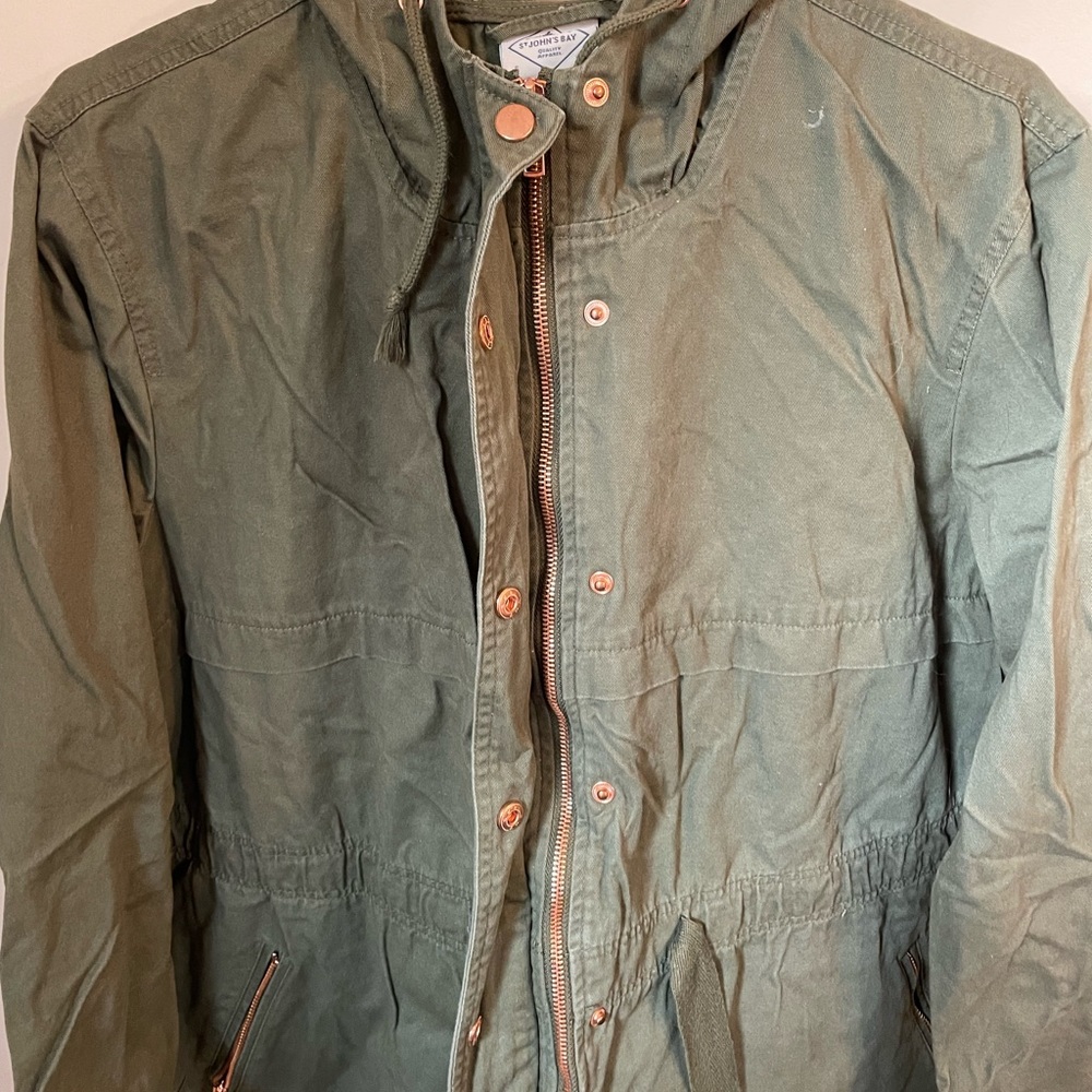 St Johns Bay light weight zip up jacket.(ox)